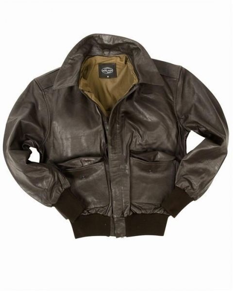 Куртка лётная кожаная американская A2 Sturm (Brown) 10460009-XXL фото
