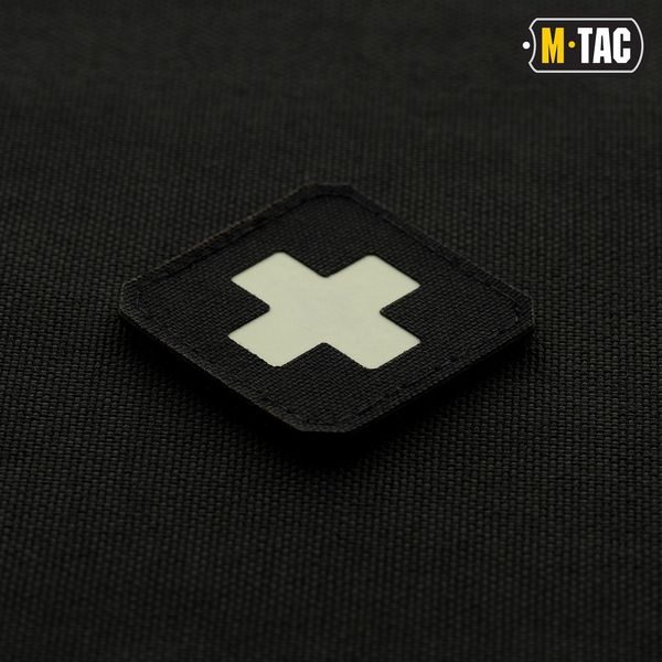 Нашивка M-Tac Medic Cross Laser Cut (Black) MTC-MDCR-BKGID фото