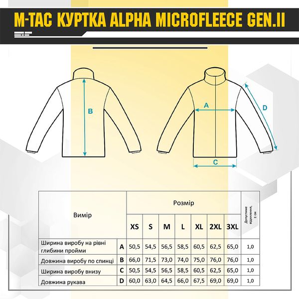 Куртка флісова M-TAC Alpha Microfleece Gen.II (Dark Navy Blue) (XS) 20411015-XS фото