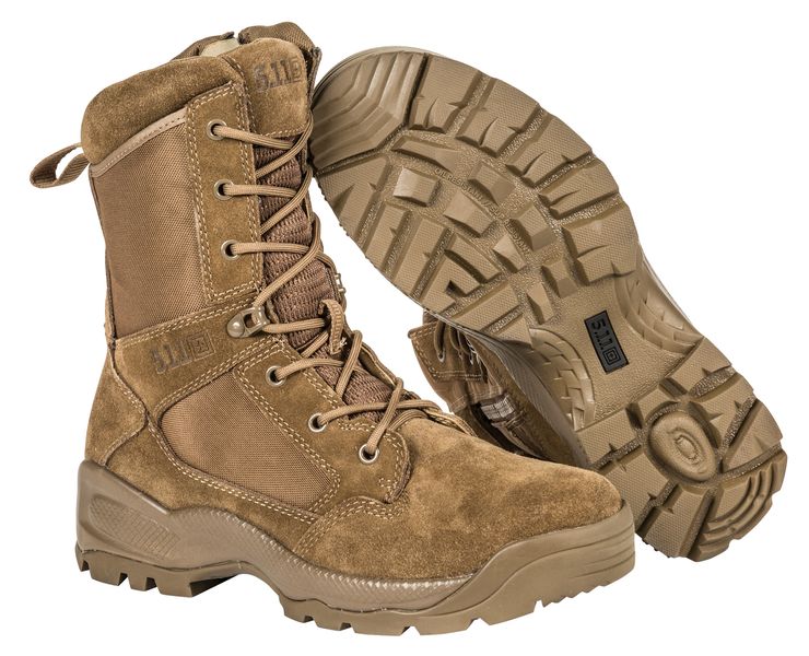 Ботинки 5.11 Tactical A.T.A.C. 2.0 8" на молнии, Dark Coyote 309372.300-45 фото