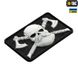Нашивка ПВХ M-Tac Bearded Skull 3D (Black/White) 51113236 фото 2