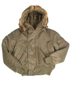 Куртка лётная N2B США (Аляска), olive 10410001-903 фото