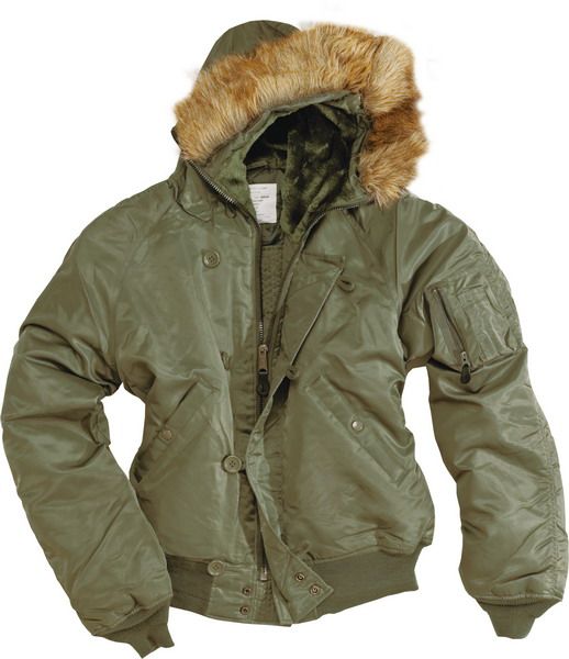 Куртка лётная N2B США (Аляска), olive 10410001-903 фото