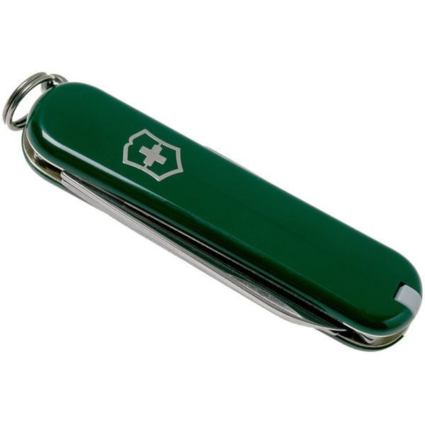Ніж Victorinox Classic SD 58мм,7функцій,зелений Vx06223.4 фото