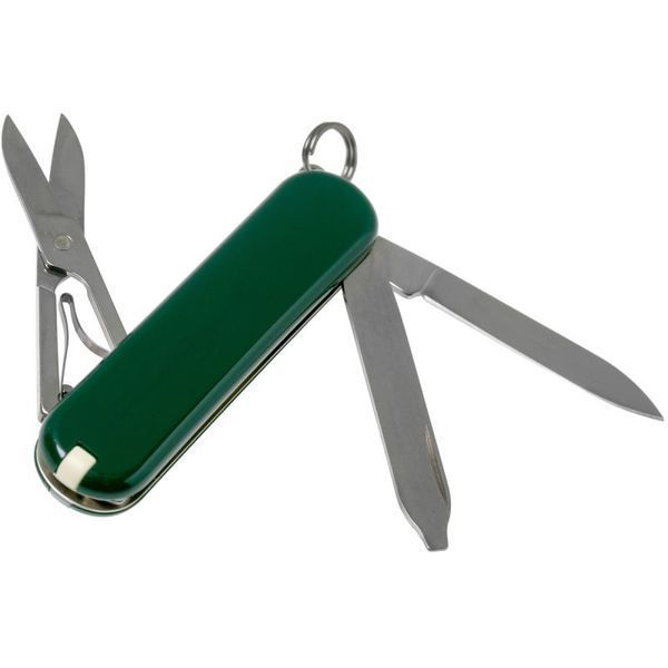 Ніж Victorinox Classic SD 58мм,7функцій,зелений Vx06223.4 фото