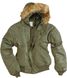 Куртка лётная N2B США (Аляска), olive 10410001-903 фото 2