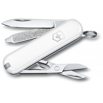 Ніж Victorinox Classic SD Colors Falling Snow 58мм,7функцій,білий Vx06223.7G фото