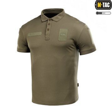 Футболка-поло M-TAC Elite Tactical Coolmax (Olive) 80010001-3XL фото