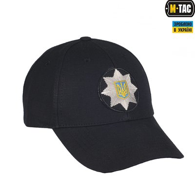 Бейсболка M-TAC Police с кокардой (Black) 4050600256 фото