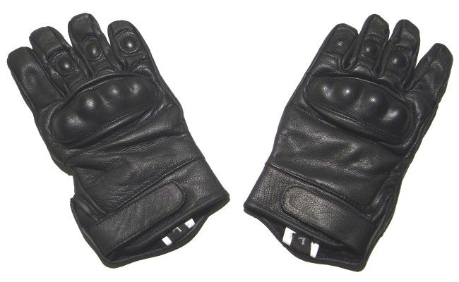 Перчатки Mil-Tec кожаные тактические (Black) 12504102-904 фото