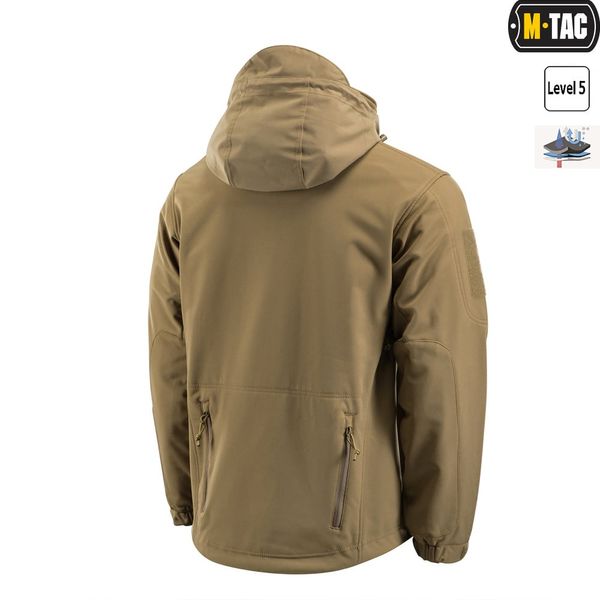 Куртка M-TAC SoftShell с флісовою підкладкою (Coyote Tan) (2XL) 20501003-2XL фото