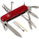 Ніж Victorinox Climber 91мм, 14 функцій, червоний прозорий Vx13703.T фото 2