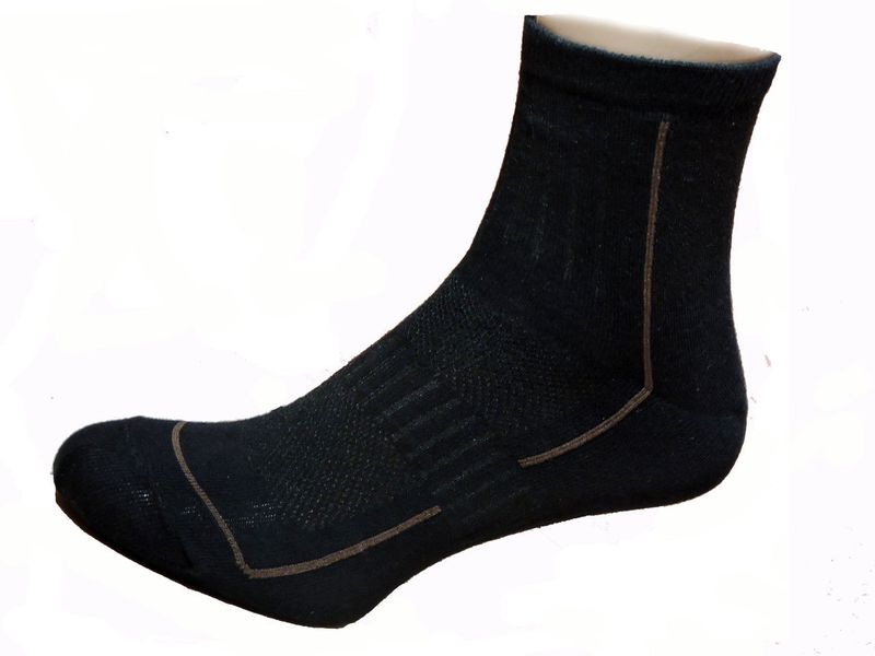 Шкарпетки Trend треккінгові літні, чорні 0124-002 фото