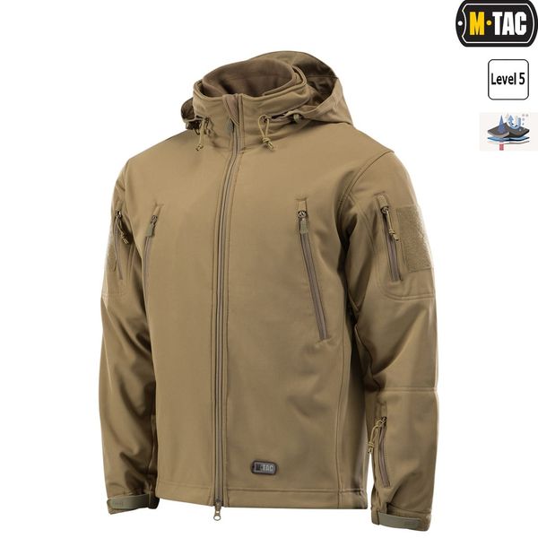 Куртка M-TAC SoftShell с флісовою підкладкою (Coyote Tan) (3XL) 20501003-3XL фото