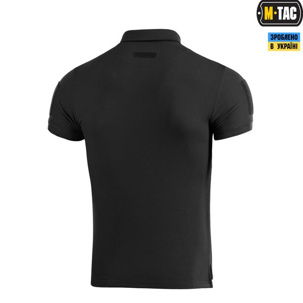 Тактическая футболка-поло 65/35 (M-TAC) (Black,Черный) 80014002-S фото