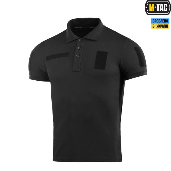 Тактическая футболка-поло 65/35 (M-TAC) (Black,Черный) 80014002-XS фото