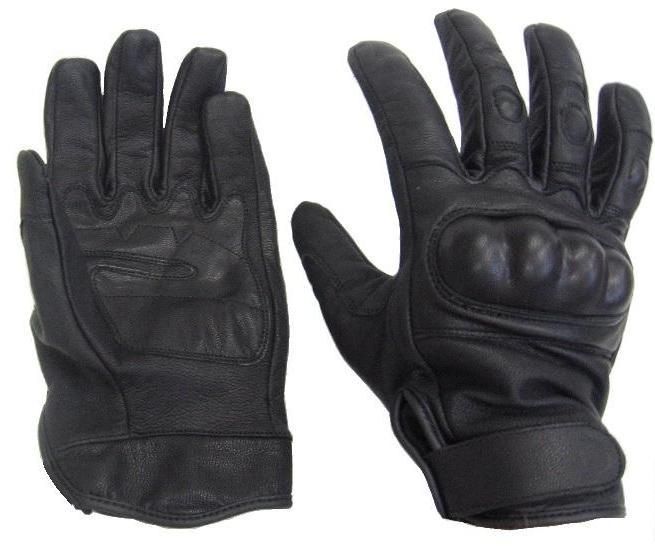Перчатки Mil-Tec кожаные тактические (Black) 12504102-902 фото