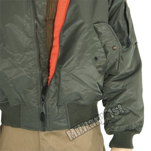 Куртка лётная MA1 США, olive 10401001-907 фото