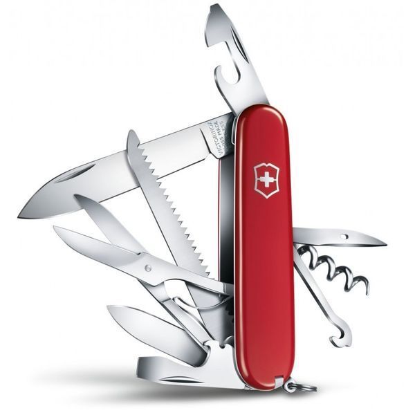Ніж Victorinox Huntsman 91мм, 15 функцій, червоний Vx13713 фото