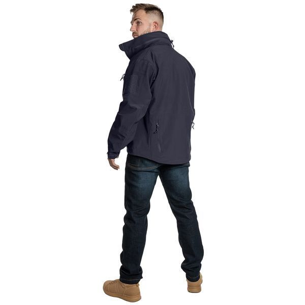 Куртка Helikon-TEX GUNFIGHTER - SHARK SKIN WINDBLOCKER (Navy Blue) H2317-37-M/R фото