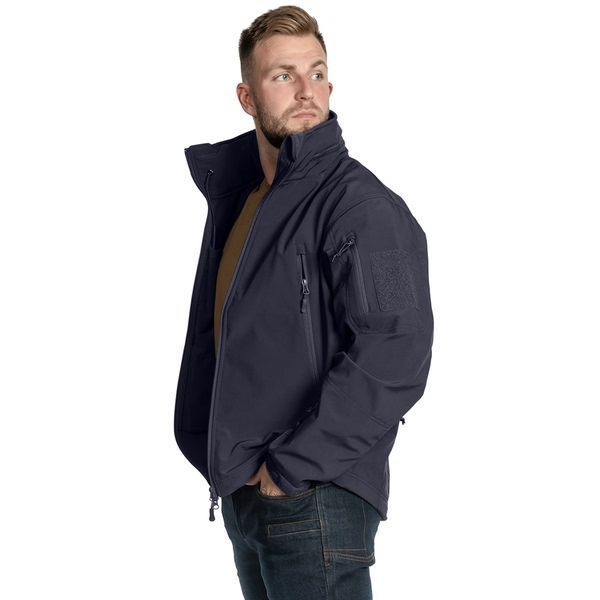 Куртка Helikon-TEX GUNFIGHTER - SHARK SKIN WINDBLOCKER (Navy Blue) H2317-37-M/R фото