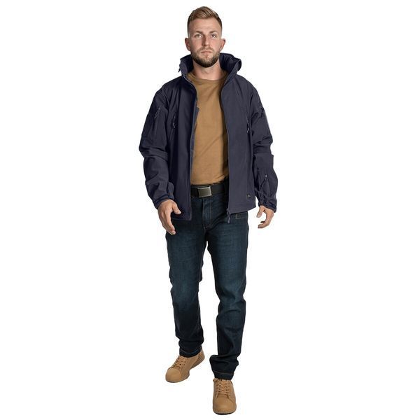 Куртка Helikon-TEX GUNFIGHTER - SHARK SKIN WINDBLOCKER (Navy Blue) H2317-37-M/R фото