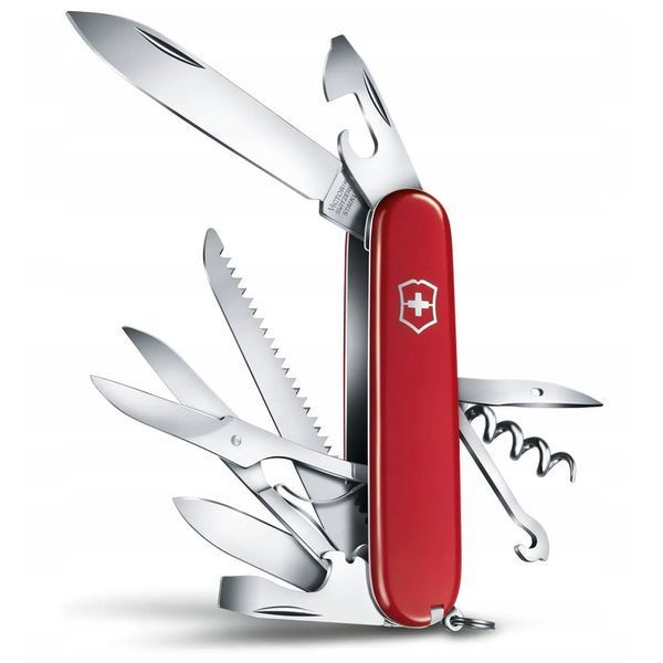 Ніж Victorinox Huntsman 91мм, 18 функцій, червоний Vx13715 фото