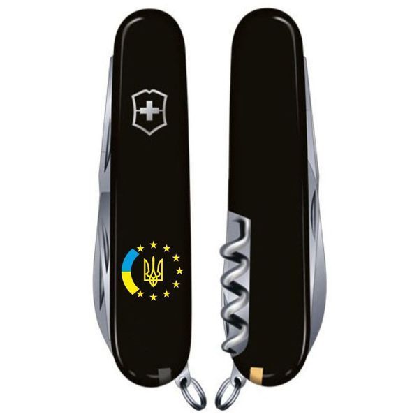 Ніж Victorinox Spartan Army (91мм, 12 функцій) чорний/ Україна ЄС Vx13603.3_T1130u фото