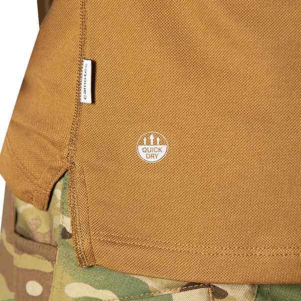 Поло CAMO-TEC Army ID 2.0 CoolPass Pique LT Койот Camo-9000-XL фото