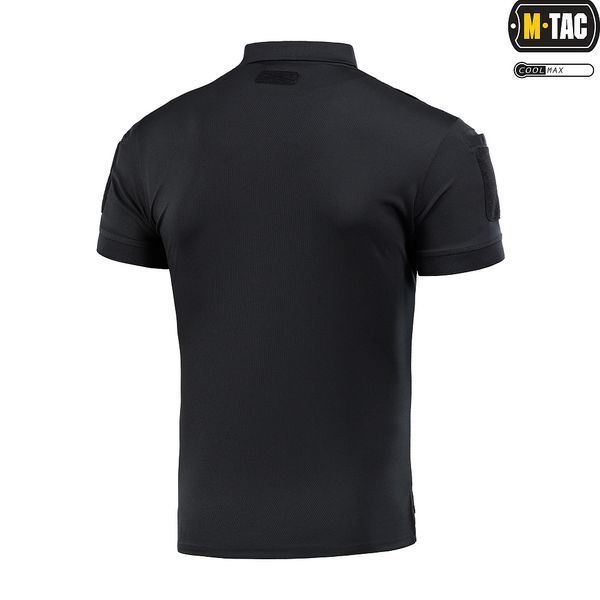 Футболка-поло M-TAC Elite Tactical Coolmax (Black) 80010002-XS фото