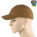 Бейсболка тактическая M-Tac Elite Flex рипстоп с липучкой (Coyote/Brown)  40523017-S/M фото 4