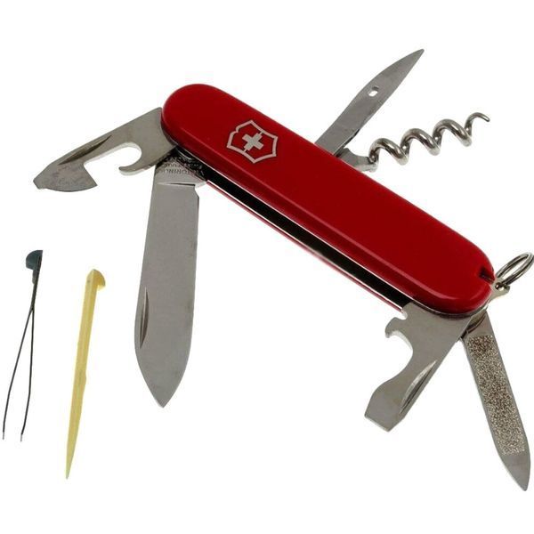 Ніж Victorinox Sportsman 84мм, 13 функцій, червоний Vx03803 фото
