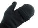 Вязаные перчатки-варежки с утеплителем Thinsulatе, black 12545002 фото 4