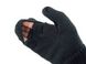 Вязаные перчатки-варежки с утеплителем Thinsulatе, black 12545002 фото 2