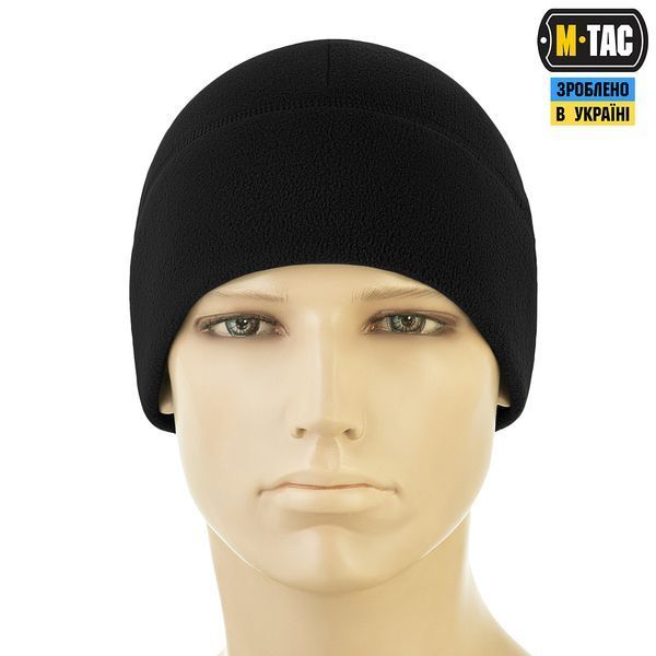 Шапка M-Tac Watch Cap Elite фліс, 320г/м2, із Slimtex, Black 40028002-S фото