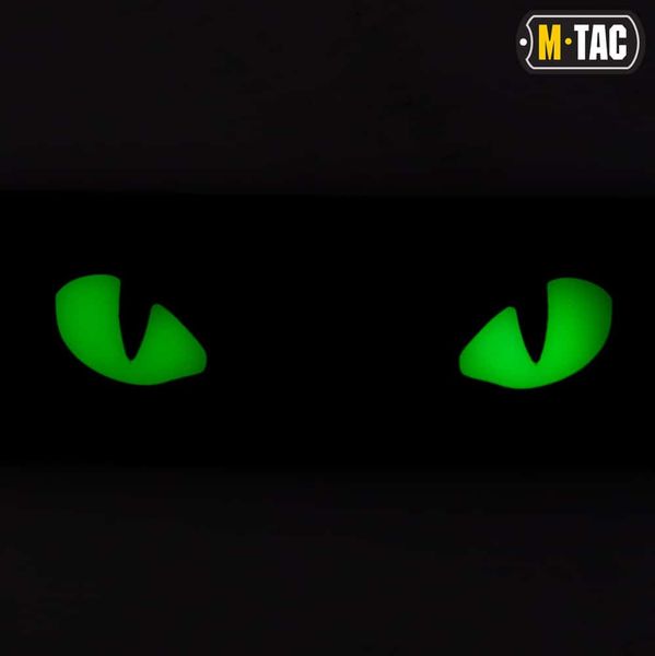 Нашивка M-TАС Cat Eyes 3D ПВХ (Black) 51114002 фото