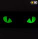 Нашивка M-TАС Cat Eyes 3D ПВХ (Black) 51114002 фото 3