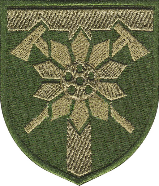 Нарукавная эмблема "128-ма окрема гірсько-штурмова бригада", олива s-4576 фото