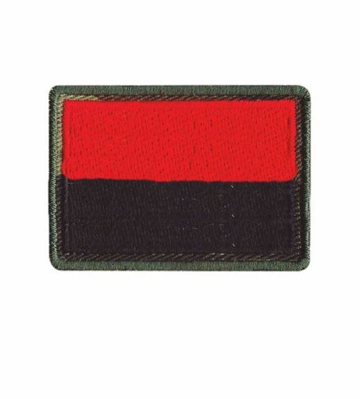 Красно-черный флаг 5х3,5 см s-295 фото