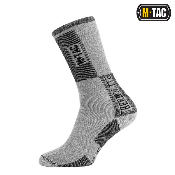 Шкарпетки M-TAC Thermolite 80%, зимові, сірі MM002-43/46 фото