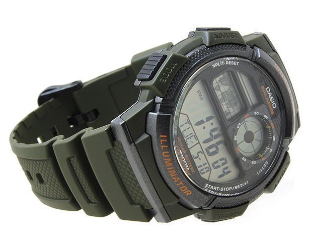 Годиник CASIO AE-1000W-3AVEF,олива Casio-205195 фото