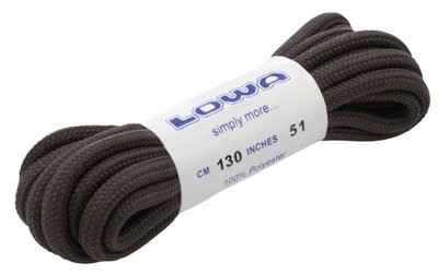 Шнурки LOWA ,130 см, коричневые 830585/0485 фото