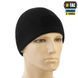 Шапка M-TAC Watch Cap Elite фліс (320г/м2) з липучкою Black 40029002-S фото 3