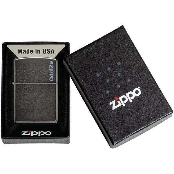 Зажигалка Zippo Classic Grey Zippo Logo 28378ZL фото