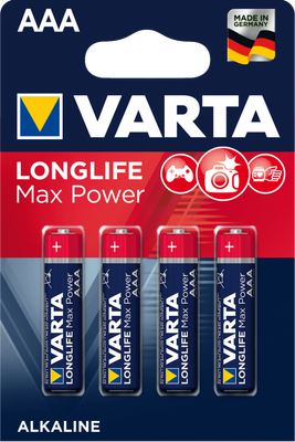 Батарейка VARTA Longlife MAX Power AAA VARTAMAXPowerAAA фото