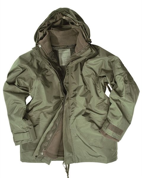 Куртка непромокаемая с флисовой подстёжкой Mil-Tec (Olive) 10615001-905 фото