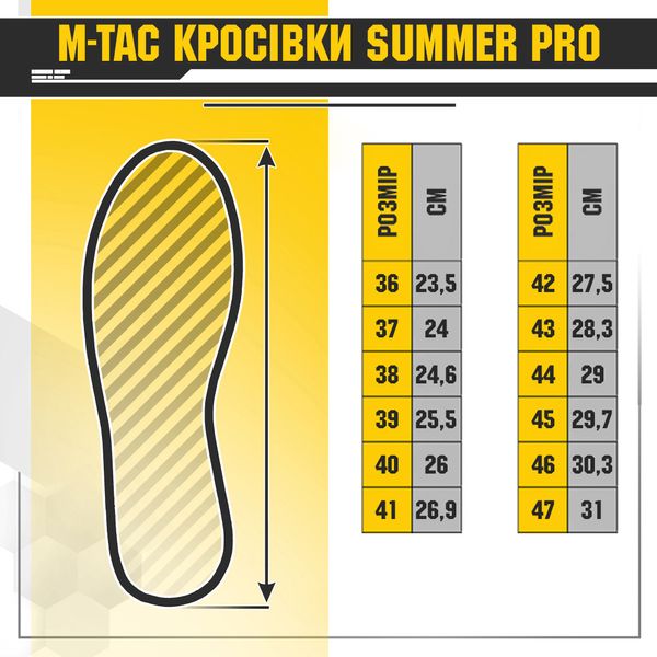 Кросівки M-TAC Summer Pro, Чорні MTC-803320-BK-44 фото