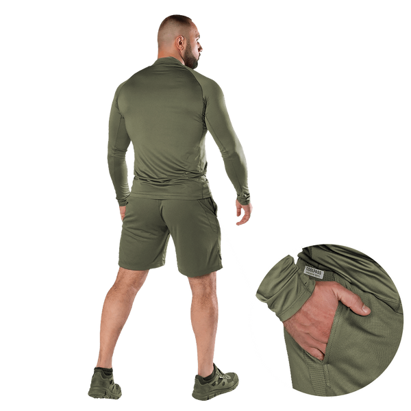 Шорти CamoTec AeroFit CoolPass Antistatic, olive Camo-7989-M фото