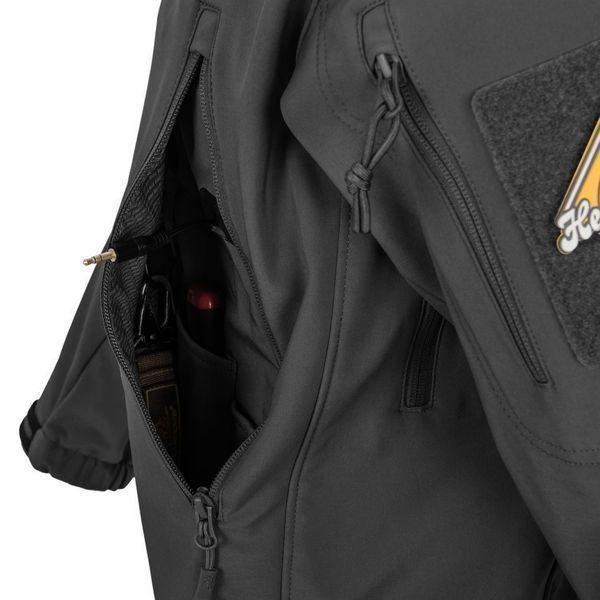 Куртка Helikon-TEX GUNFIGHTER - SHARK SKIN WINDBLOCKER (Black) H2317-01-S/R фото
