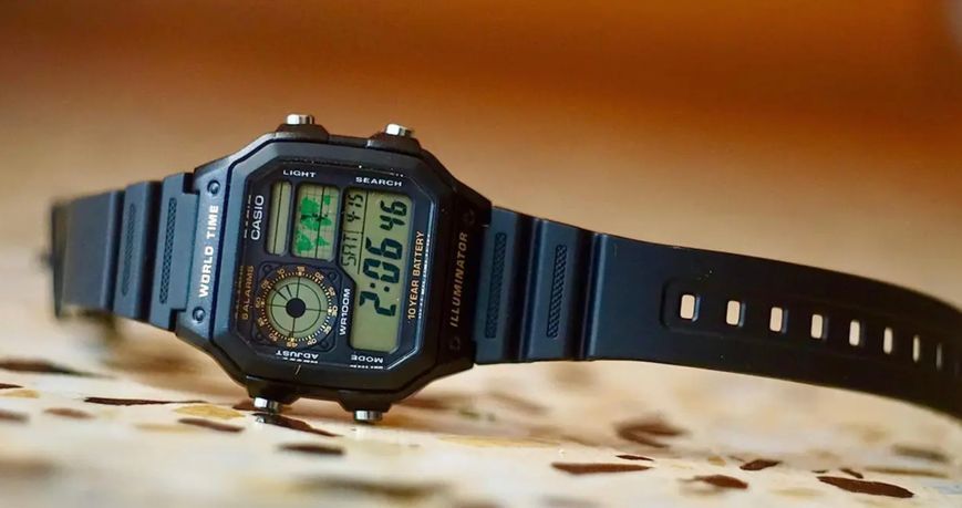 Годинник Casio TIMELESS COLLECTION AE-1200WH-1BVEF Casio-203657 фото